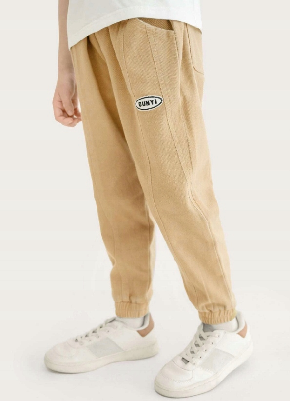 BRĄZOWE SPODNIE CASUAL