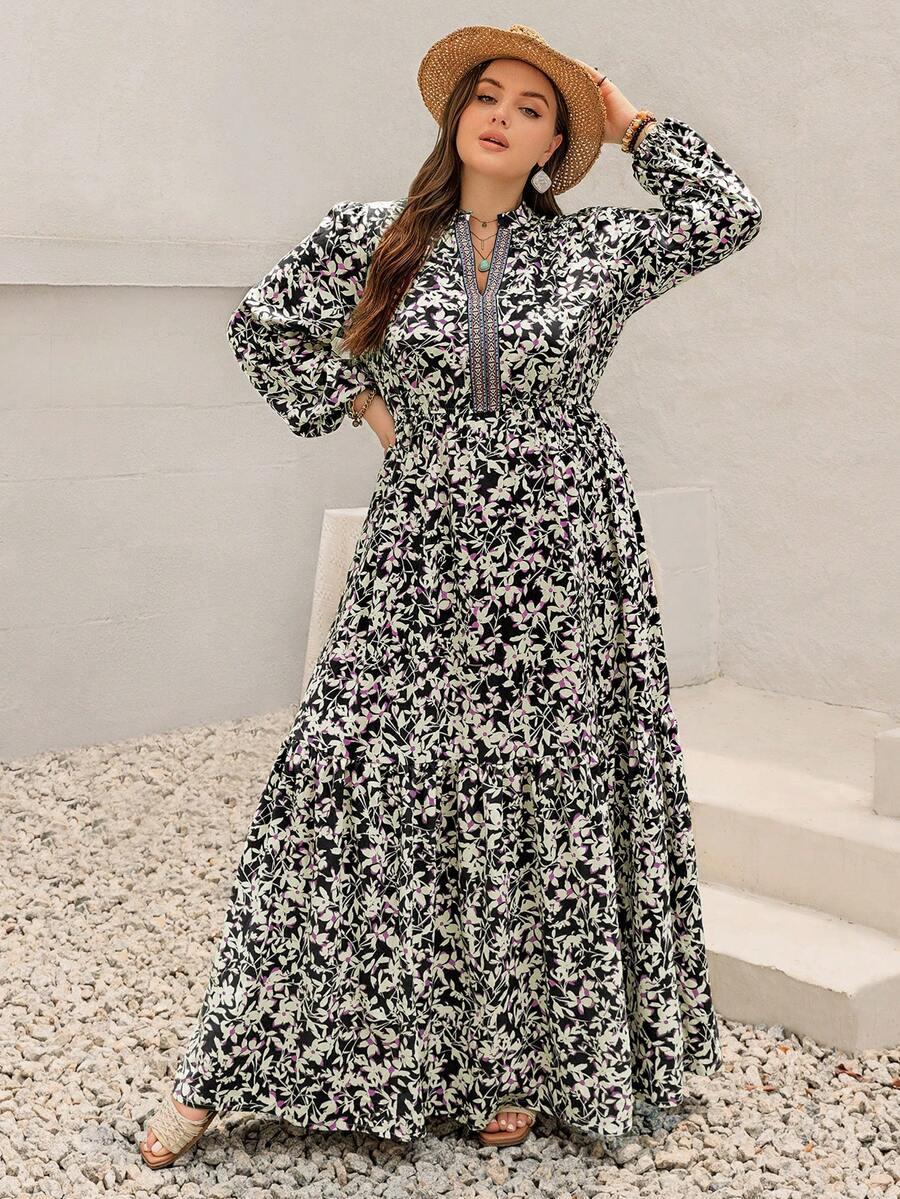 maxi sukienka print