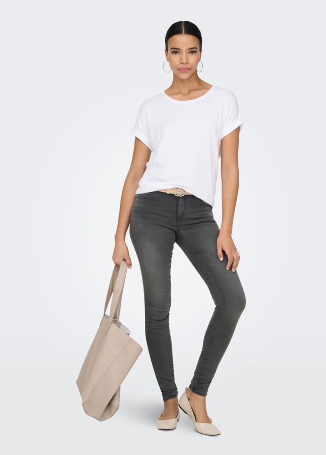 szare spodnie skinny jeans