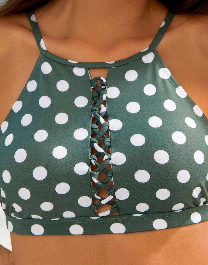 GÓRA OD BIKINI W GROSZKI