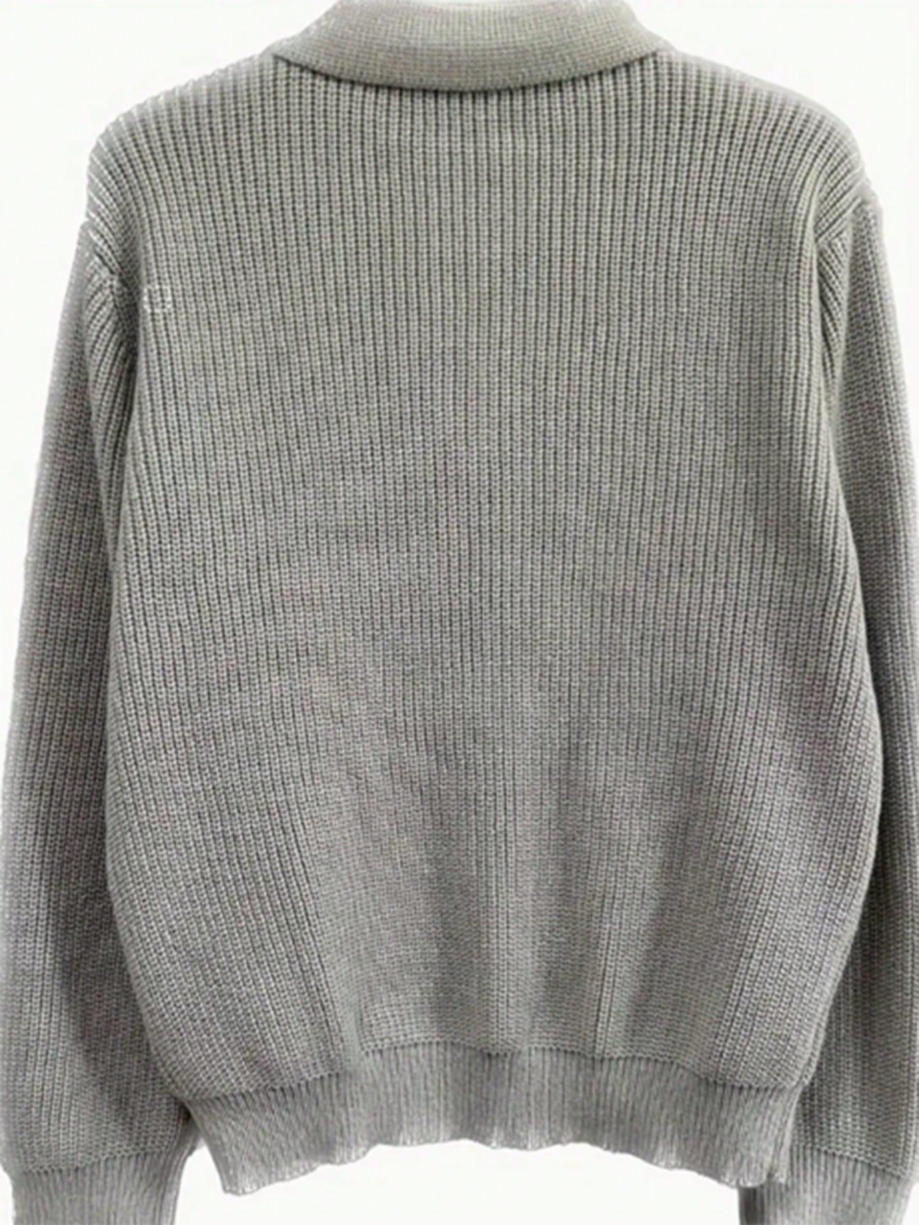 SWETER Z KOŁNIERZYKIEM
