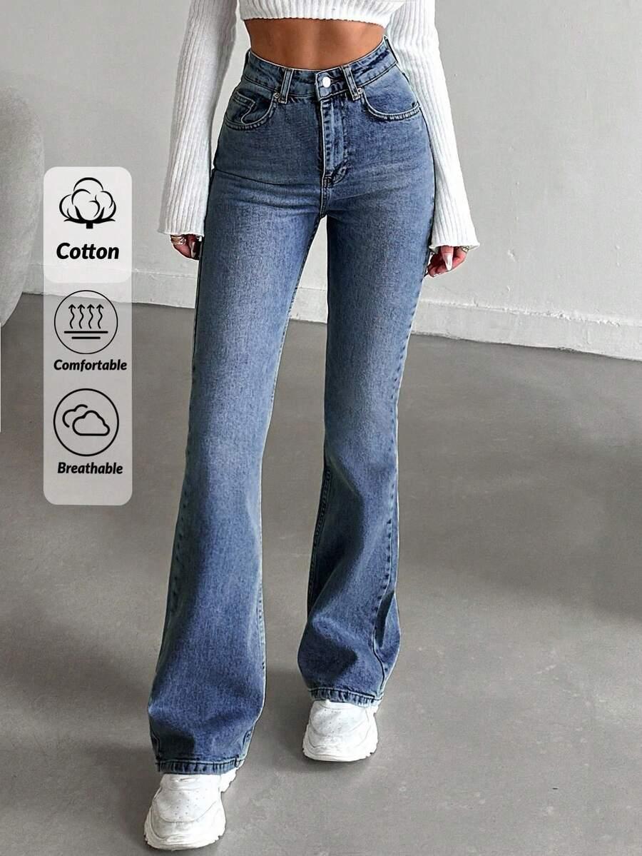 NIEBIESKIE SPODNIE JEANS