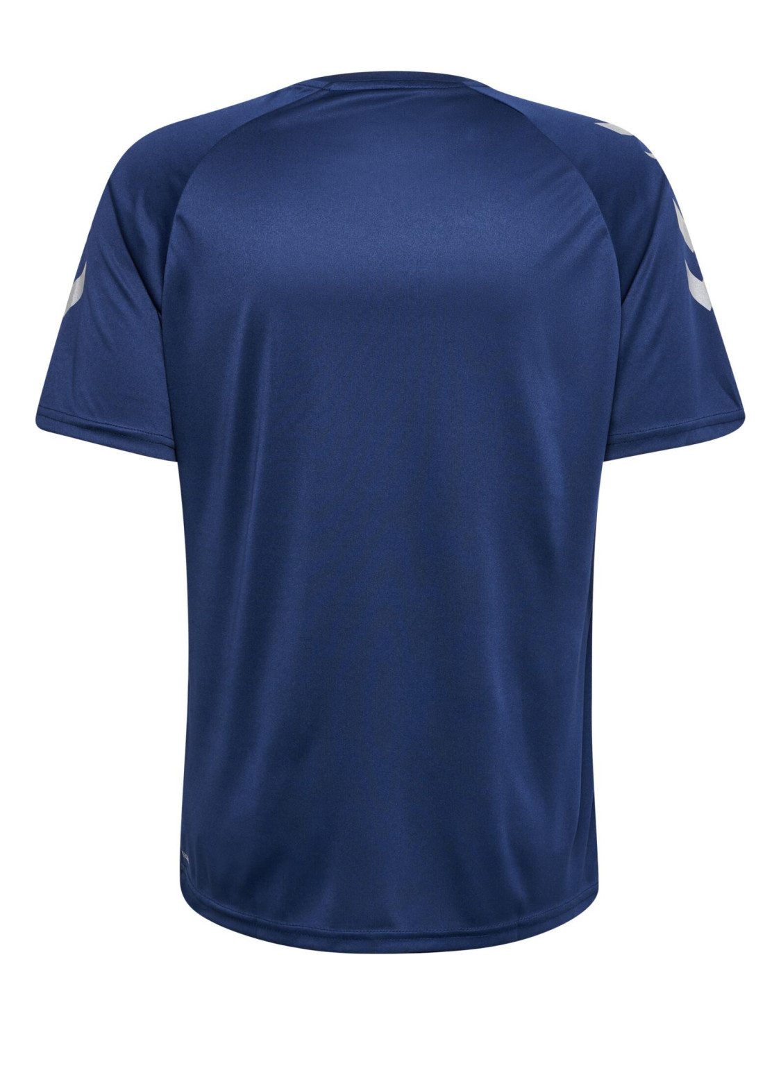 granatowa koszulka sportowa logo kontrast wstawki