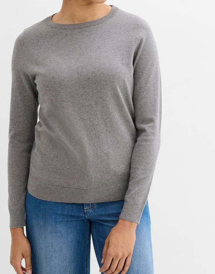 SWETER Z CIENKIEJ DZIANINY