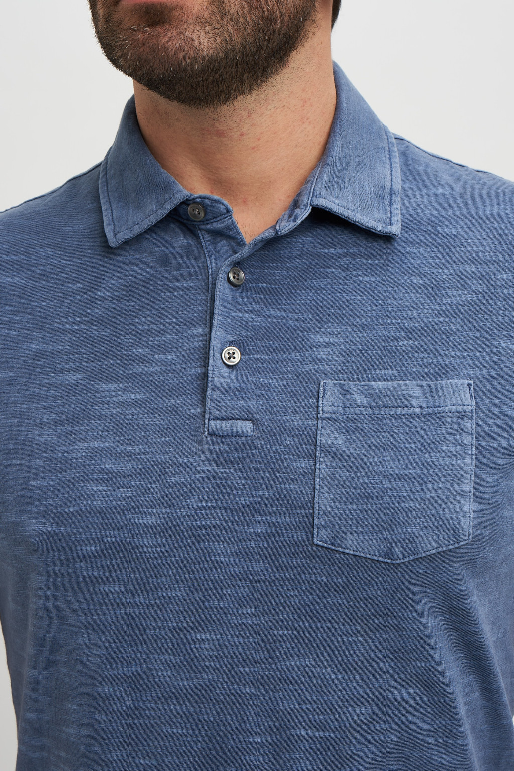 BAWEŁNIANA KOSZULKA POLO T28-4893M-BE