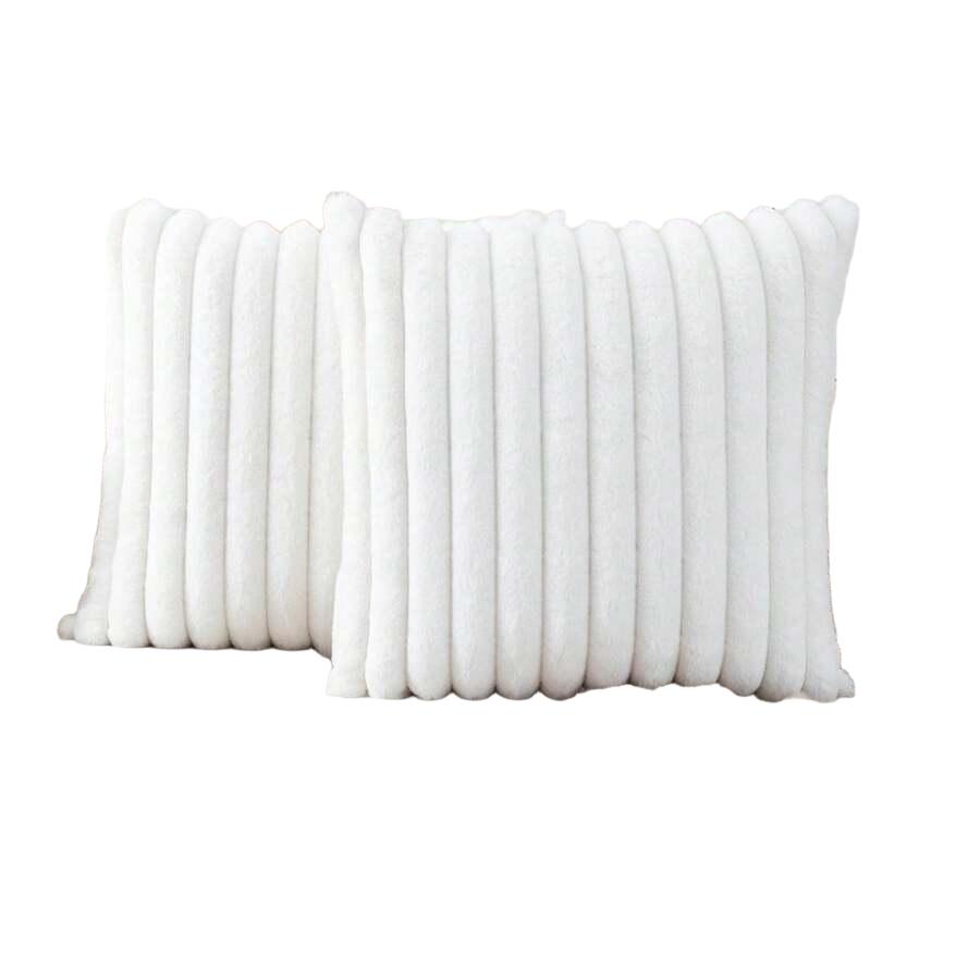 biała poszewka na poduszkę 2-pack