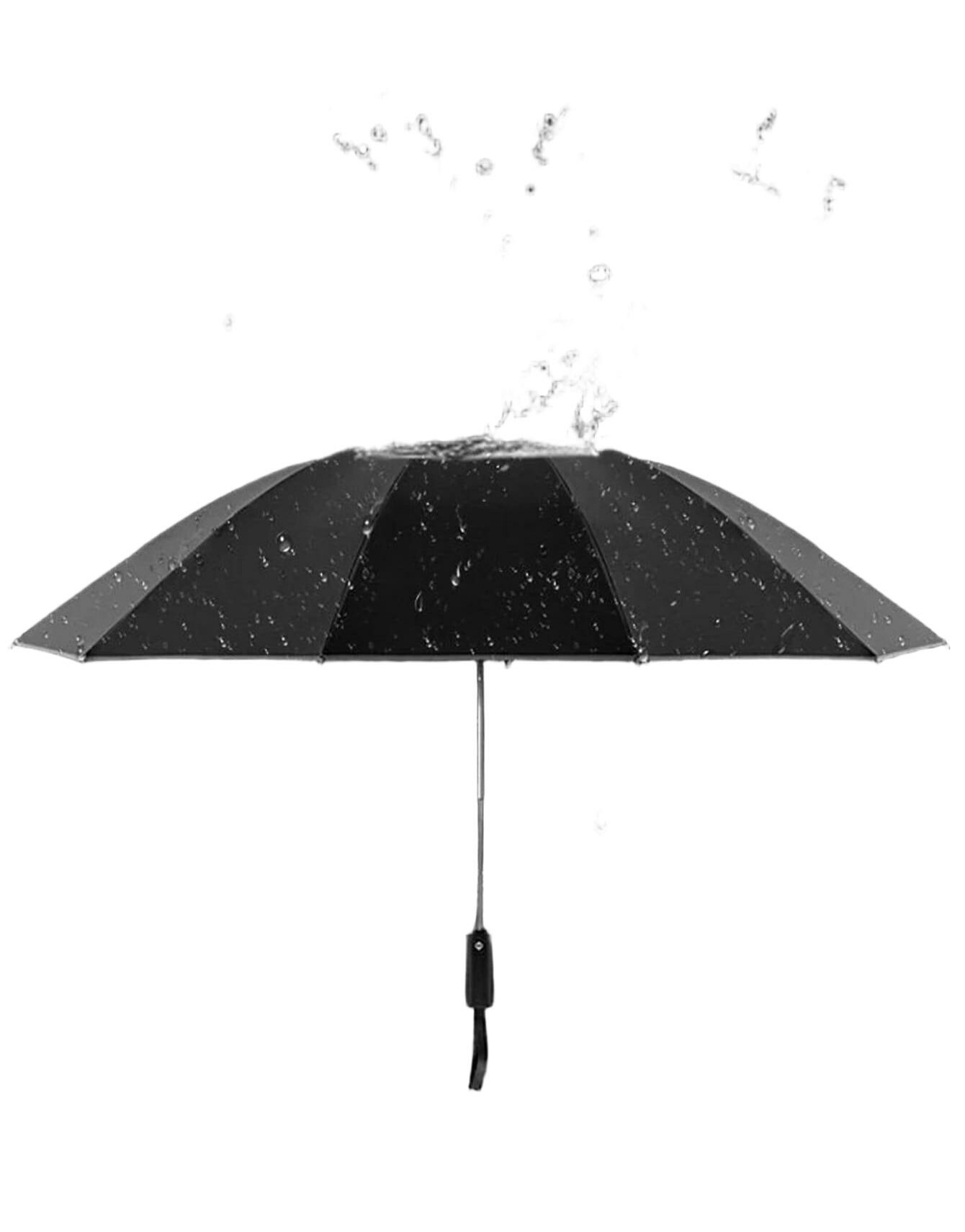 czarny AUTOMATYCZNY PARASOL