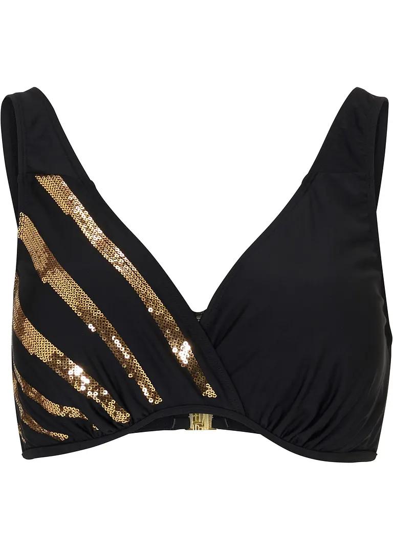 GÓRA OD BIKINI Z CEKINAMI