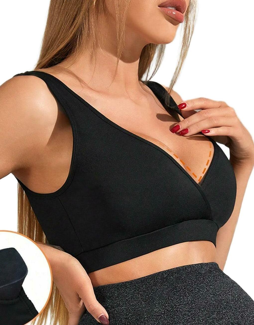 czarny sportowy top 