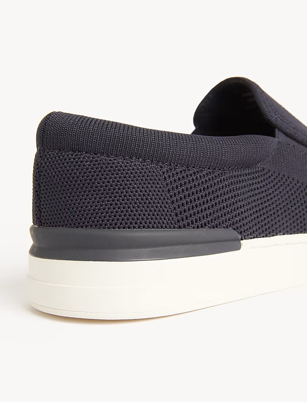 granatowe trampki slip on