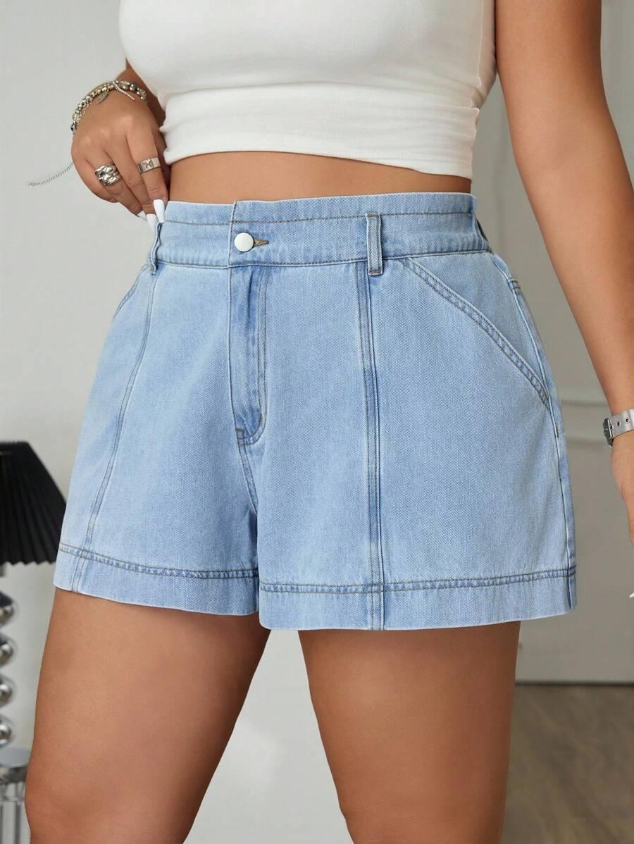 NIEBIESKIE SPODENKI JEANS