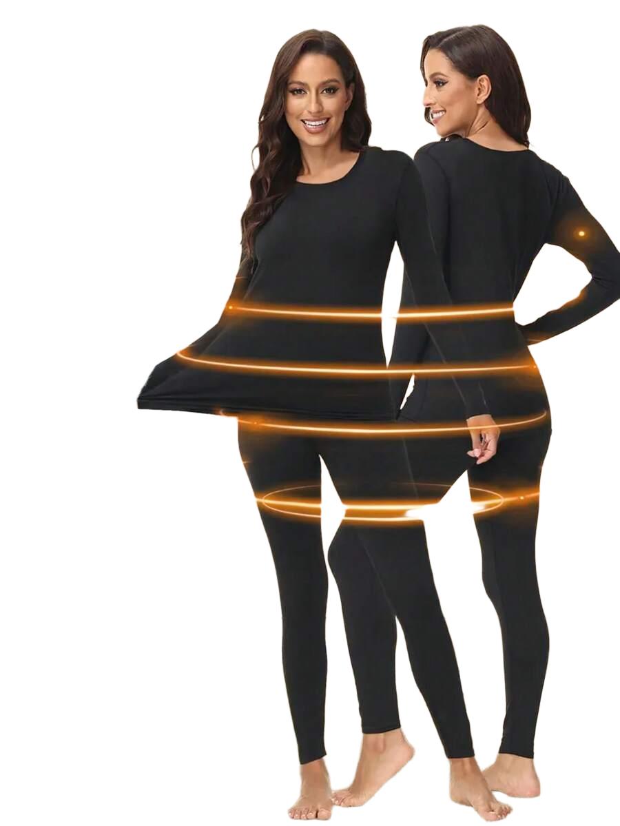 czarny komplet bluzka legginsy 