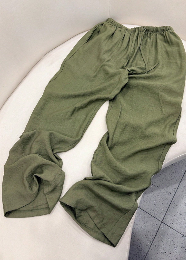 ZIELONE SPODNIE CASUAL 