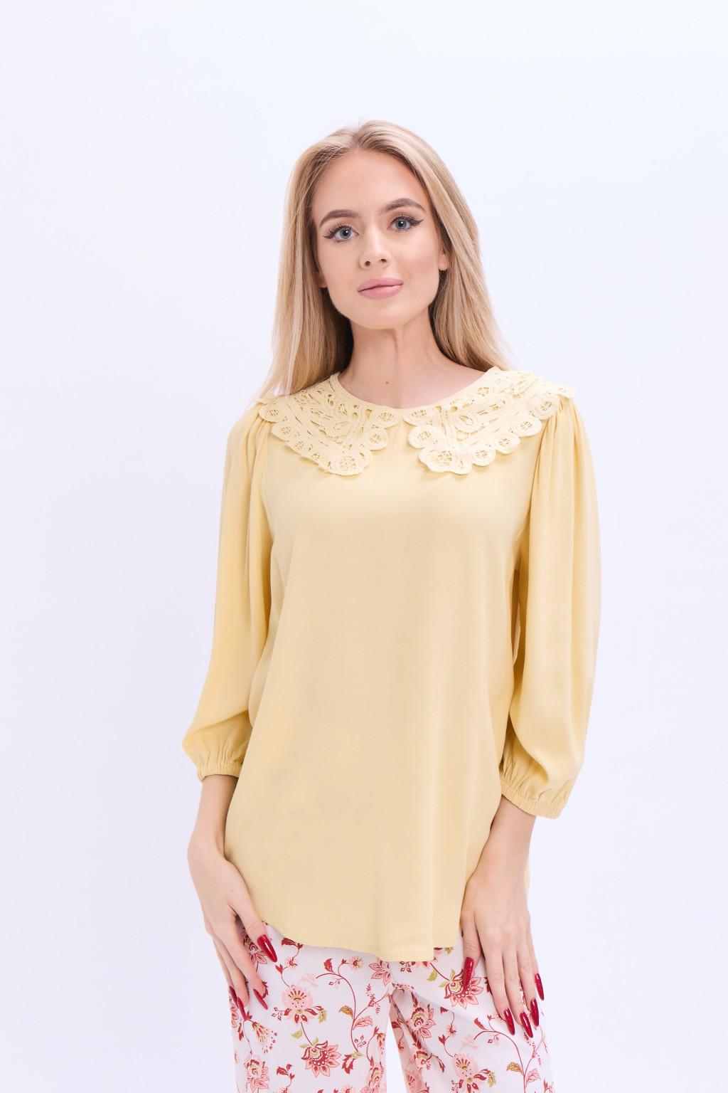 ŻÓŁTY TOP T43-2136K-SS