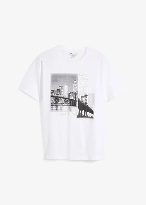 T-SHIRT MĘSKI Z NADRUKIEM