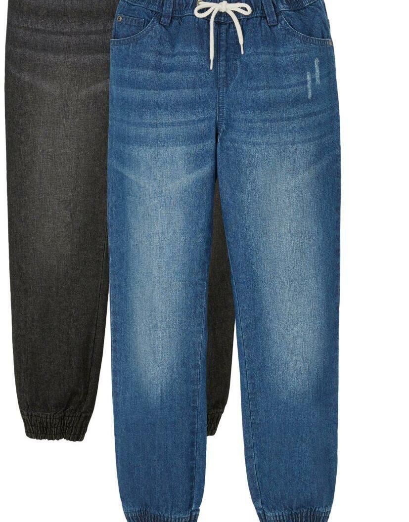 SPODNIE JEANSOWE SZARE 1SZT