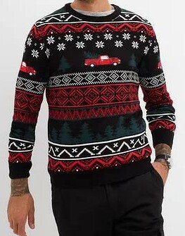 SWETER Z MOTYWEM BOŻONARODZENIOWYM