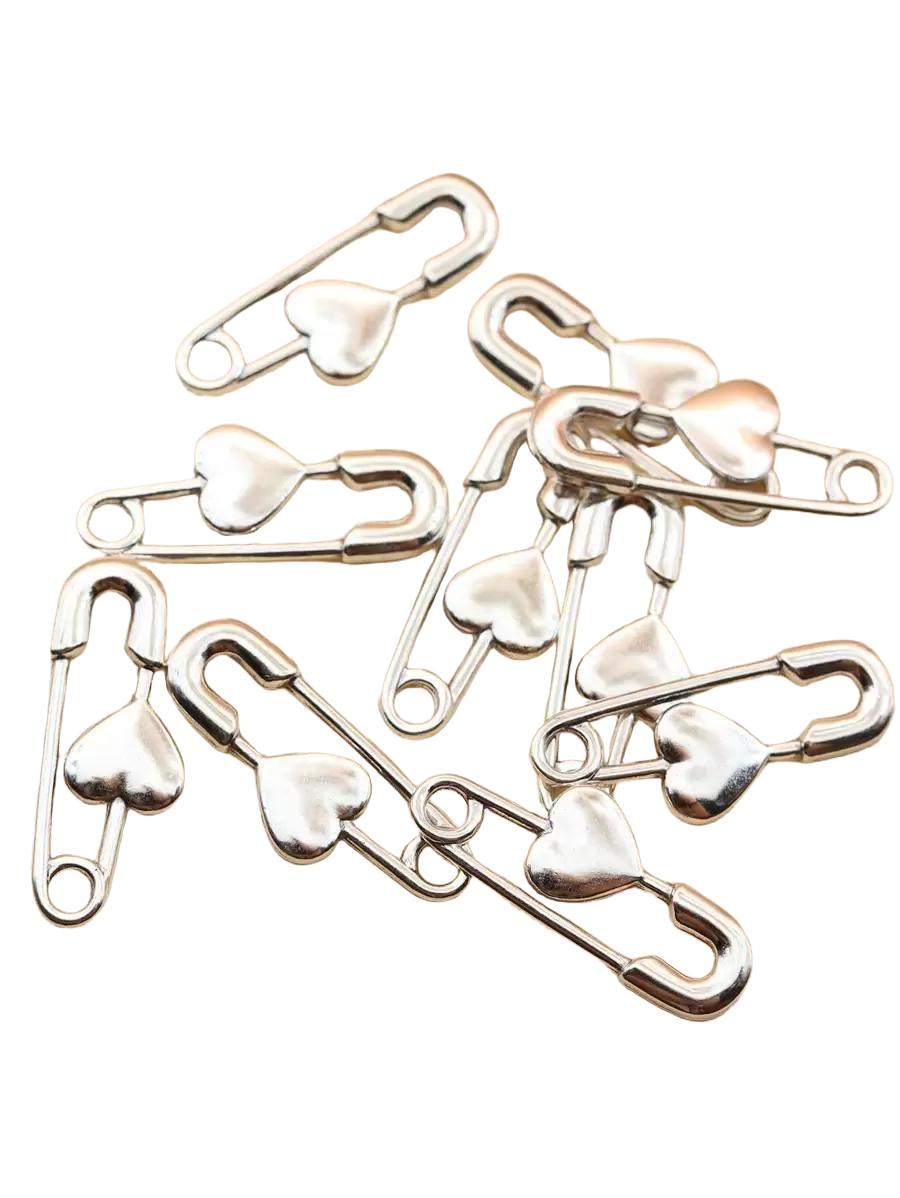 srebrne zawieszki 10-pack