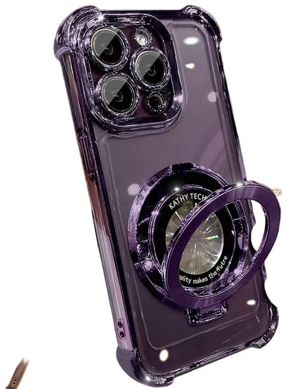 FIOLETOWE ETUI NA TELEFON IPHONE 14 PRO MAX 