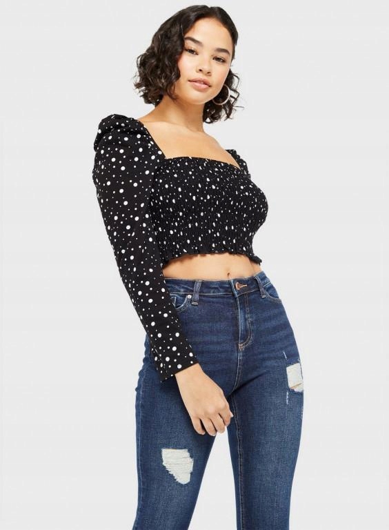 SPODNIE JEANS RURKI RIPPED