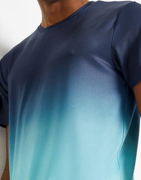 T-SHIRT MĘSKI OMBRE