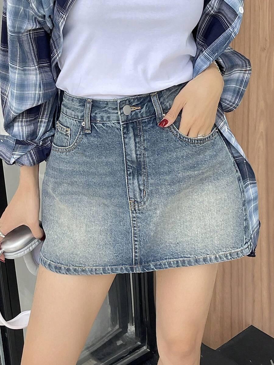 MINI SPÓDNICA JEANS 