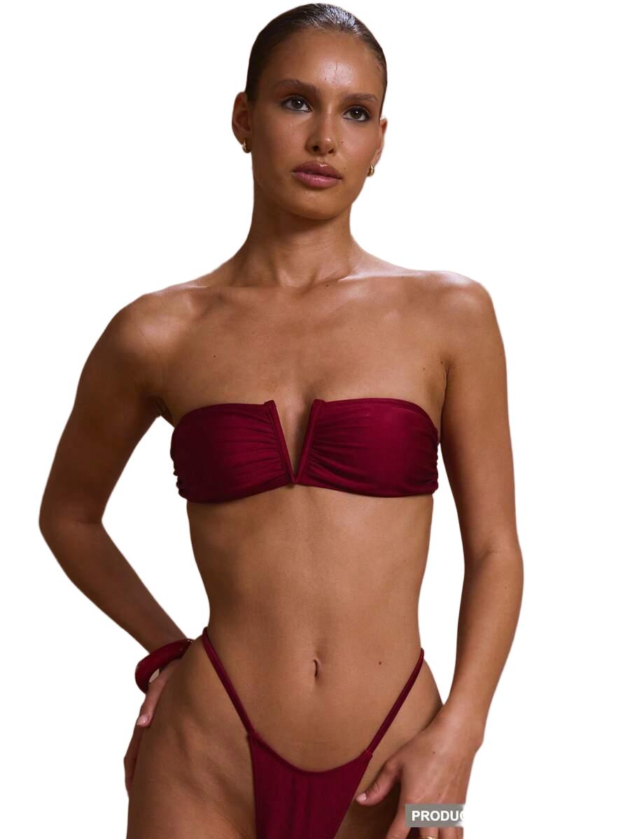 GÓRA BIKINI REGULAR BEZ WZORU