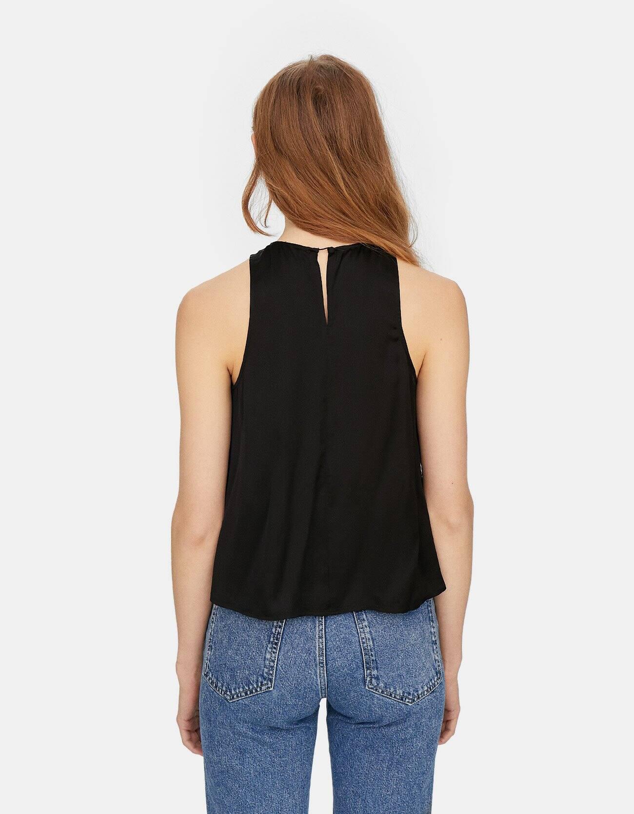 CZARNY TOP CASUAL