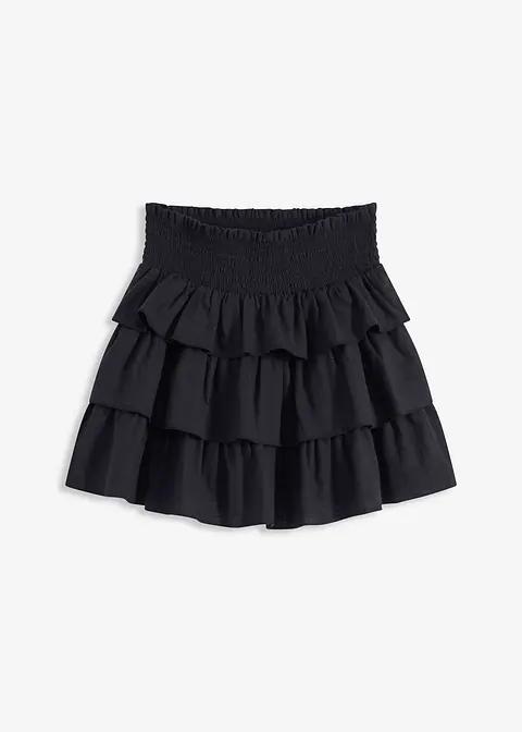 MINI SPÓDNICZKA Z BAWEŁNY 