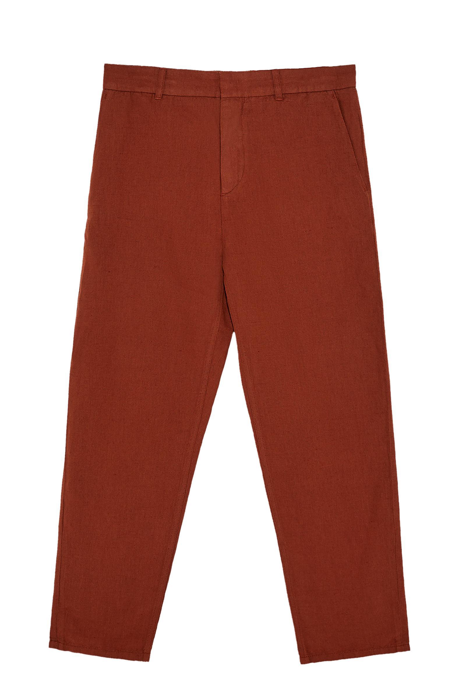LNIANE SPODNIE CHINOS
