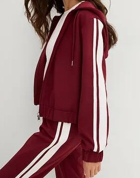 BLUZA SPORTOWA Z LAMPASAMI