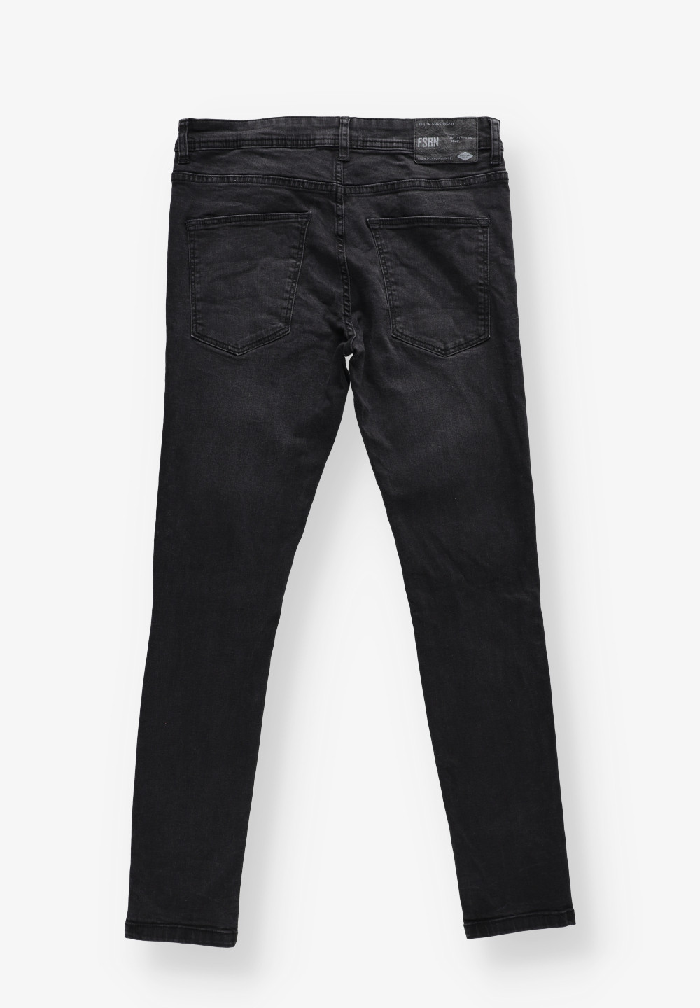 czarne spodnie jeans rurki ripped washed