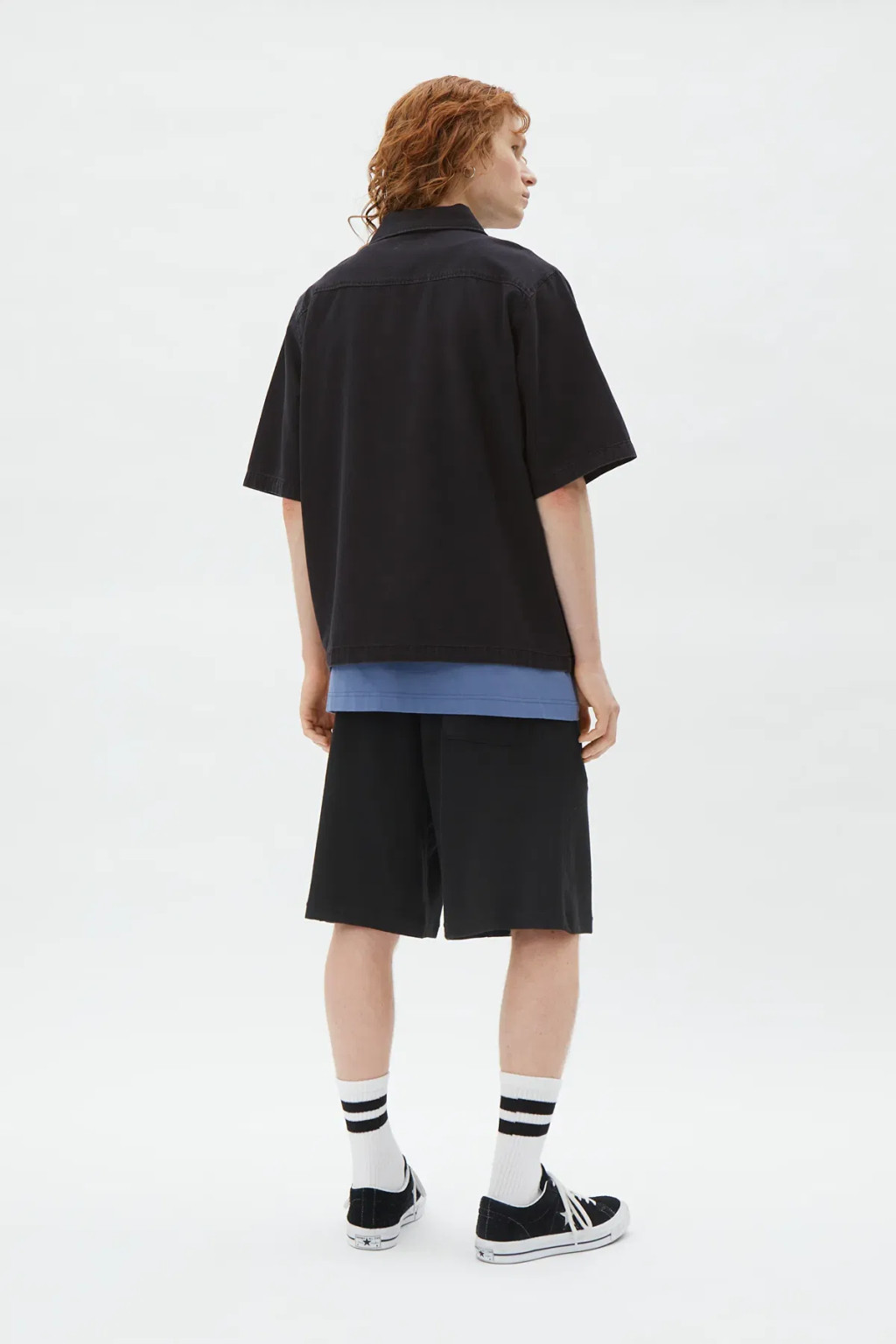 KOSZULA JEANS KOŁNIERZYK CASUAL