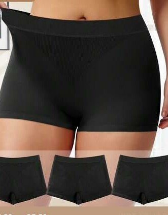 czarne majtkki 3-pack