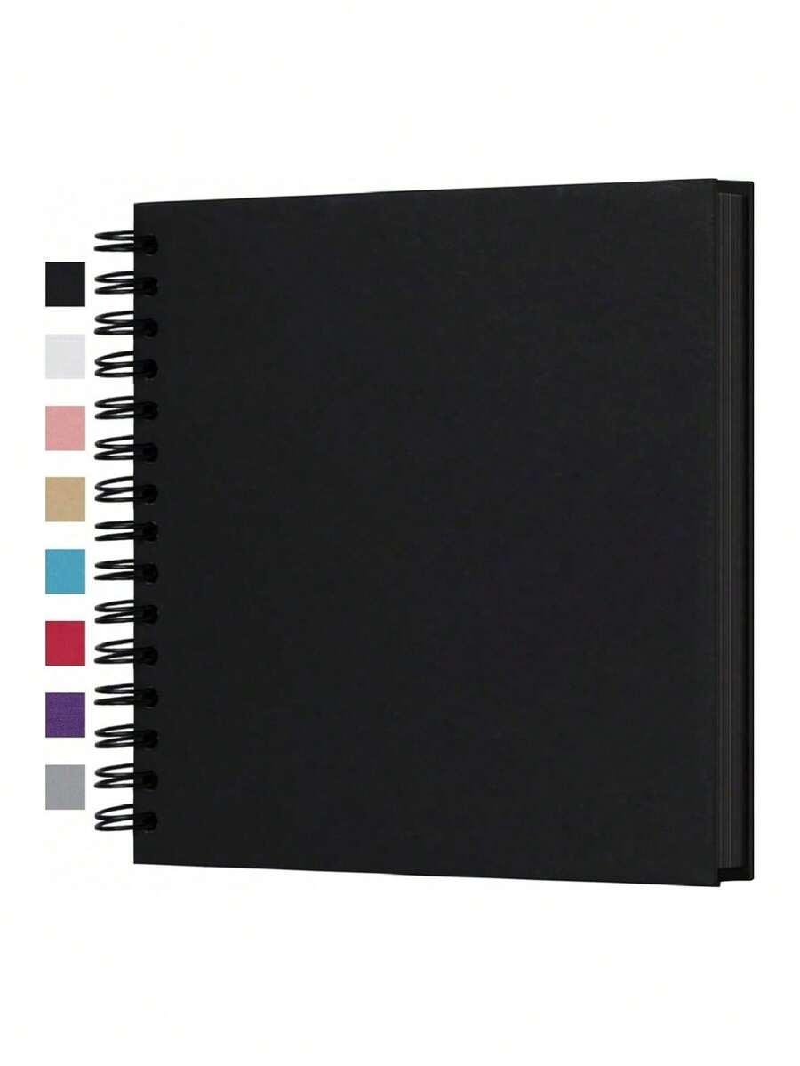 czarny zeszyt scrapbook