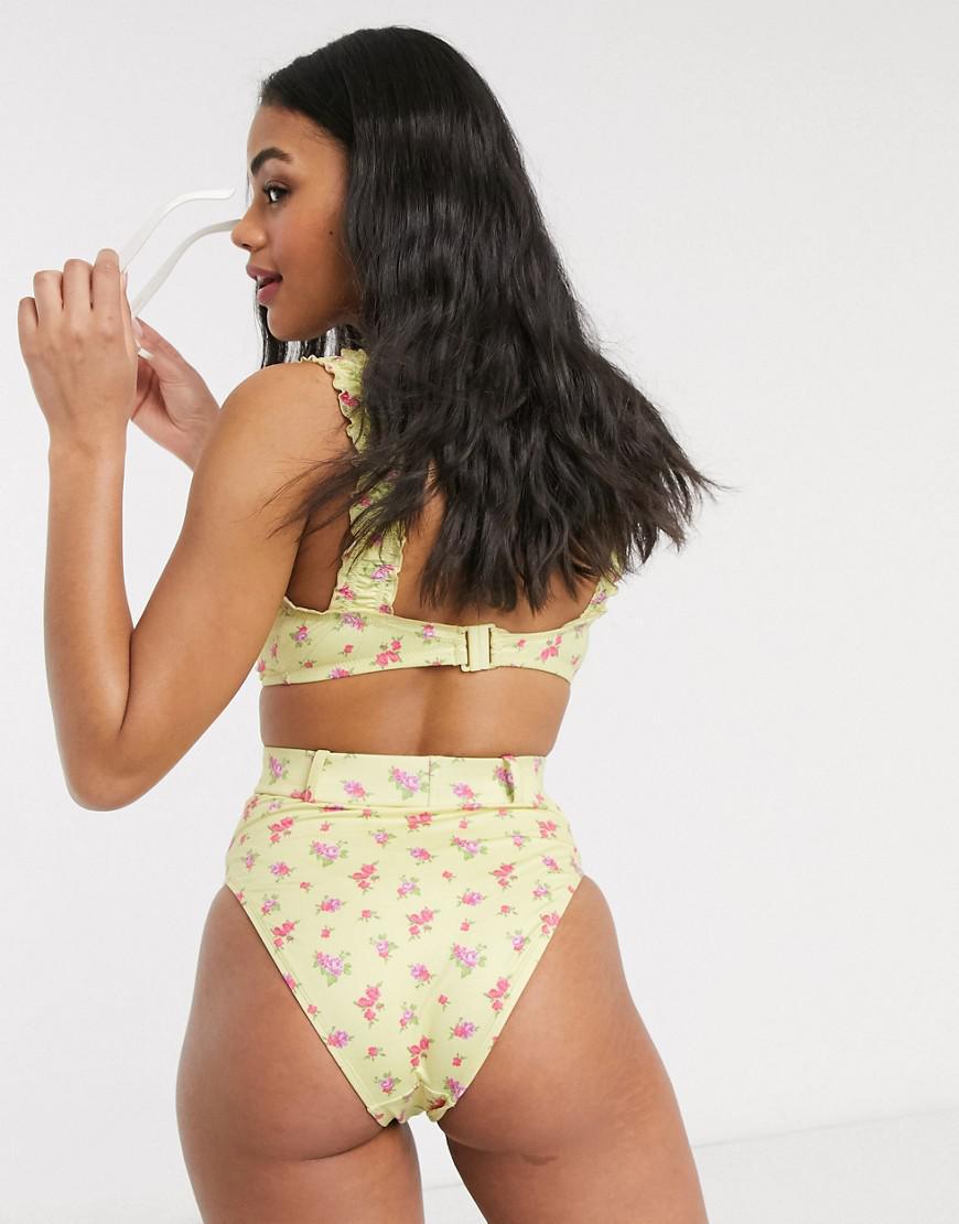 DÓŁ OD BIKINI FLORAL PRINT