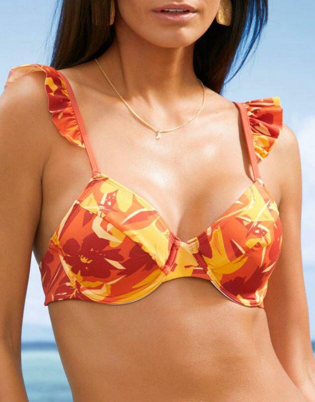 GÓRA OD BIKINI Z FALBANKĄ 