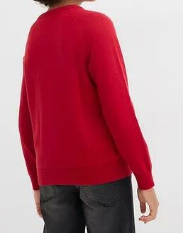 SWETER Z CIENKIEJ BAWEŁNIANEJ DZIANINY