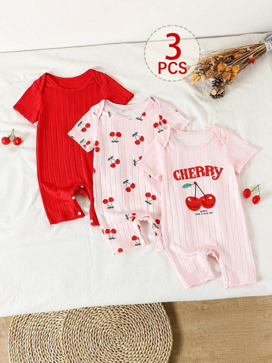 prążkowane body nadruk 3-pack