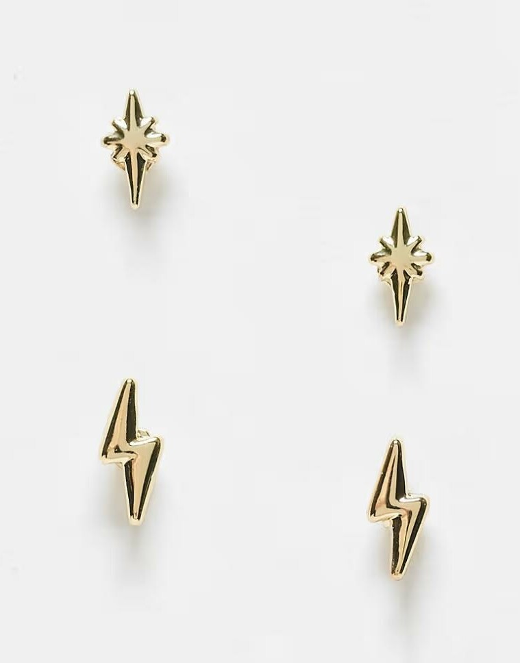 kolczyki sztyfty 2-pack