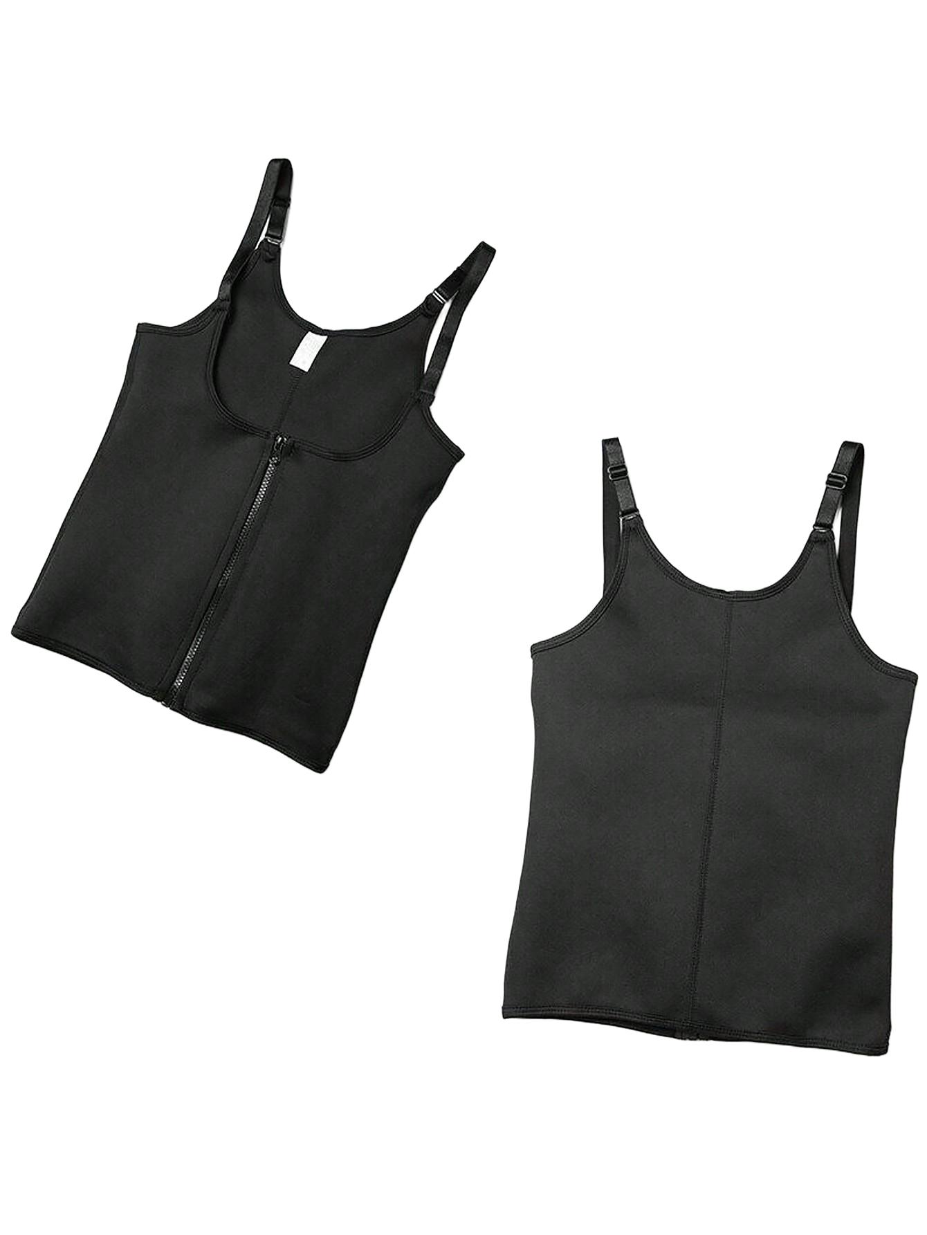CZARNY GORSETOWY TOP 