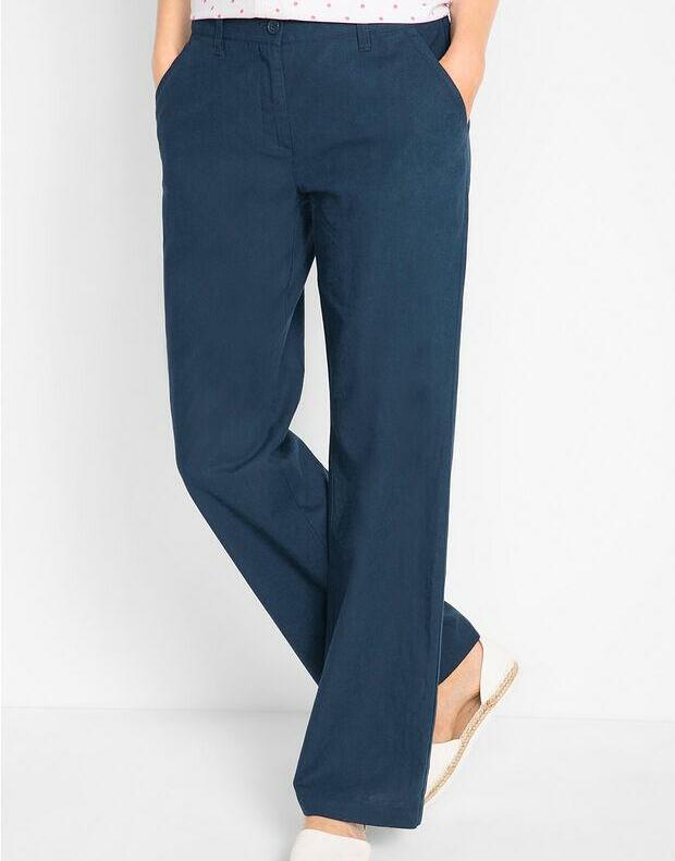 GRANATOWE SPODNIE CASUAL