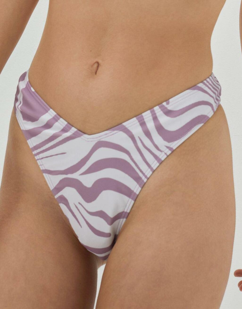 DÓŁ OD BIKINI ZEBRA PRINT