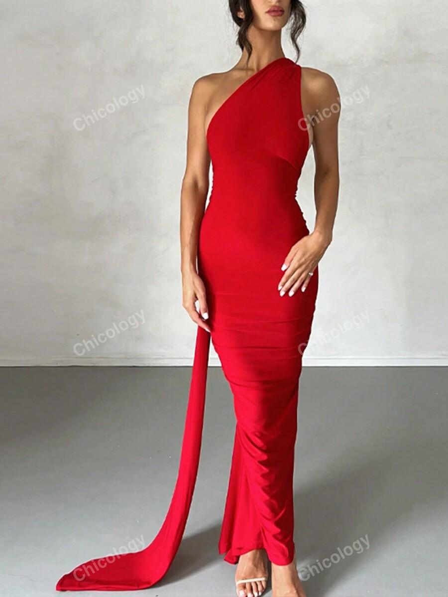 CZAROWNA MAXI SUKIENKA