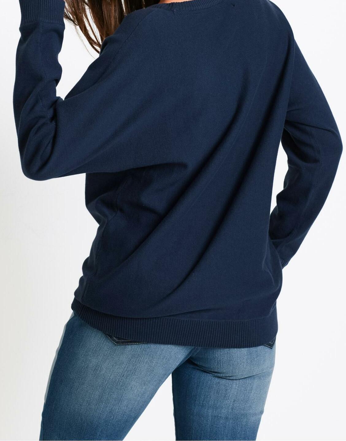 SWETER Z RĘKAWAMI TYPU NIETOPERZ