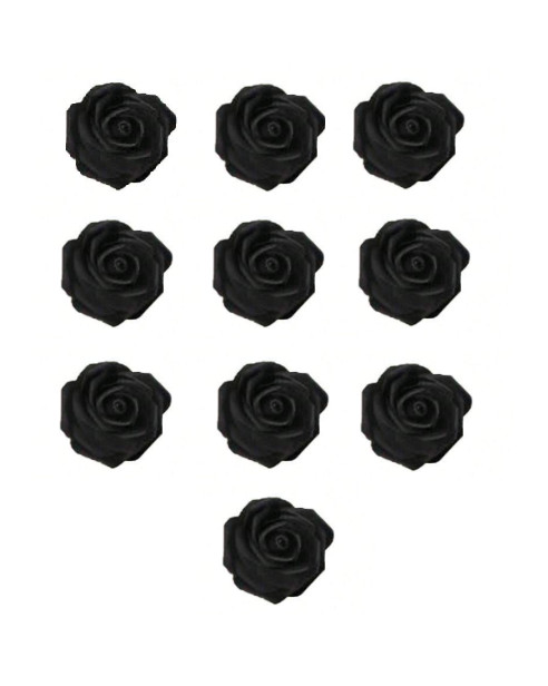 czarne róże 10-pack