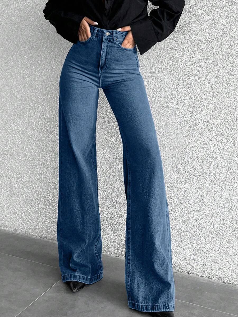 NIEBIESKIE SPODNIE JEANS