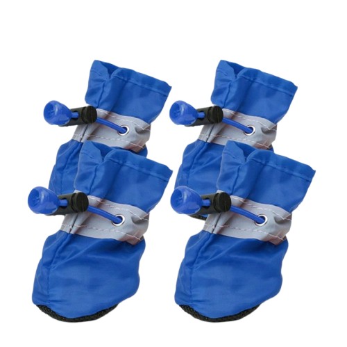 niebieskie buty dla psa