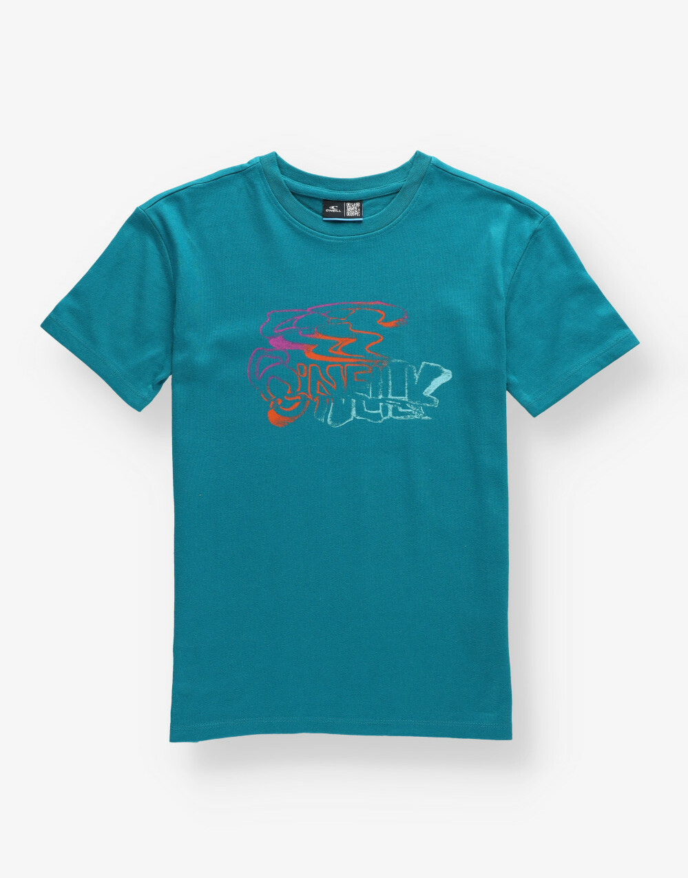 NIEBIESKI T-SHIRT print