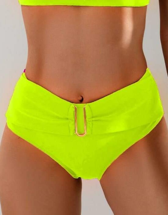 zielony dół od bikini neon